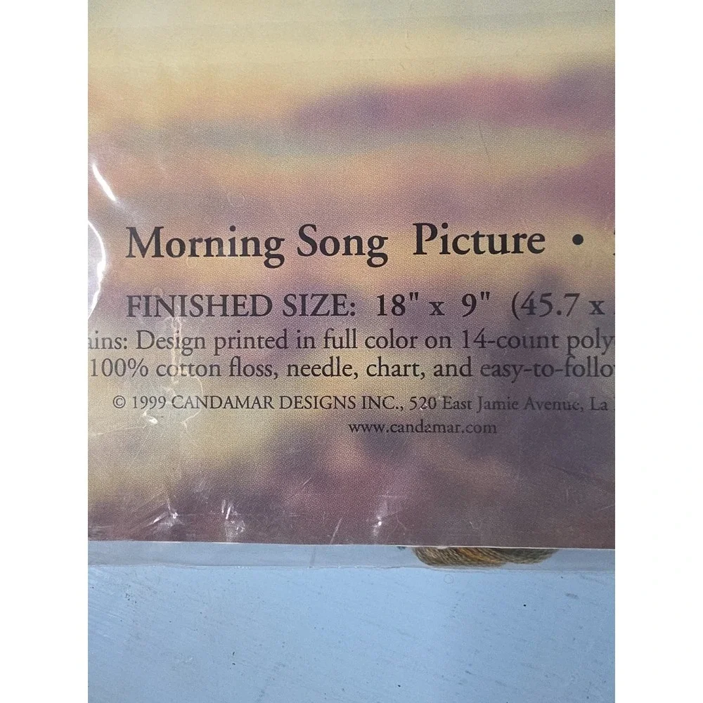 Morning Song Horse Picture Embellished Cross Stitch Kit Candamar Designs (51080)